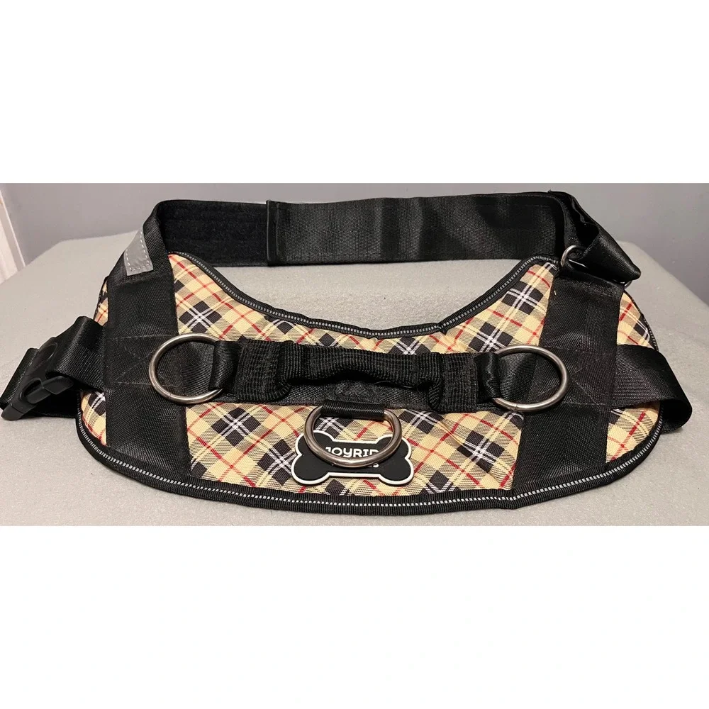 Joyride Harness XXL No-Pull Dog Harness Heritage Plaid Reflective Mesh Handle